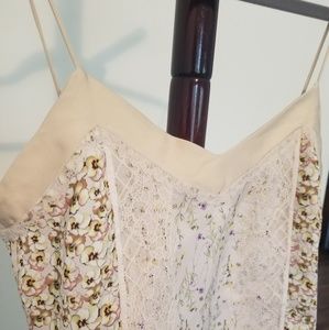 ZARA Floral Assymetric Top